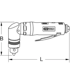 Mini perceuse coudée Slim POWER KS TOOLS 515.5525