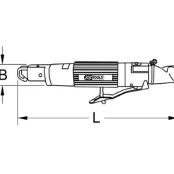 Mini scie sabre pneumatique SlimPower KS TOOLS 515.5545