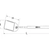 Miroir télescopique avec porte miroir en acier, 57 x 63 KS TOOLS 550.1019
