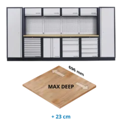 Mobiler d'atelier modulaire 6 éléments Max deep MOBILIO KRAFTWERK - 3964F-EX