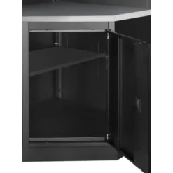 Mobilier d'Atelier d'Angle 3 Éléments MOBILIO BLK Kraftwerk - 3964R-BLK