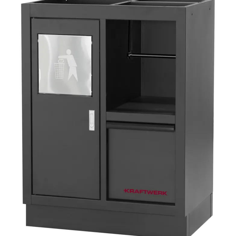 Mobilier d'Atelier 4 éléments avec Servante MOBILIO Kraftwerk - 3964D-BLK