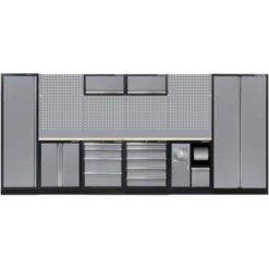 Mobilier D'Atelier 6 Éléments - Gris King Tony - 87D11AKGU