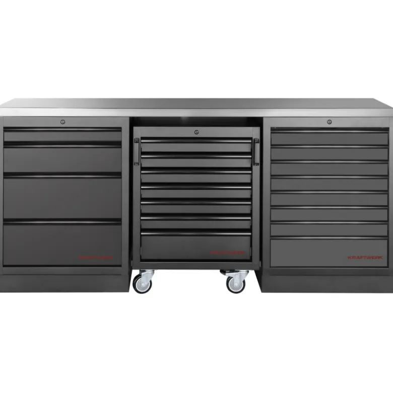 Mobilier d'Atelier 3 Éléments MOBILIO BLK Kraftwerk - 3964K-BLK-002