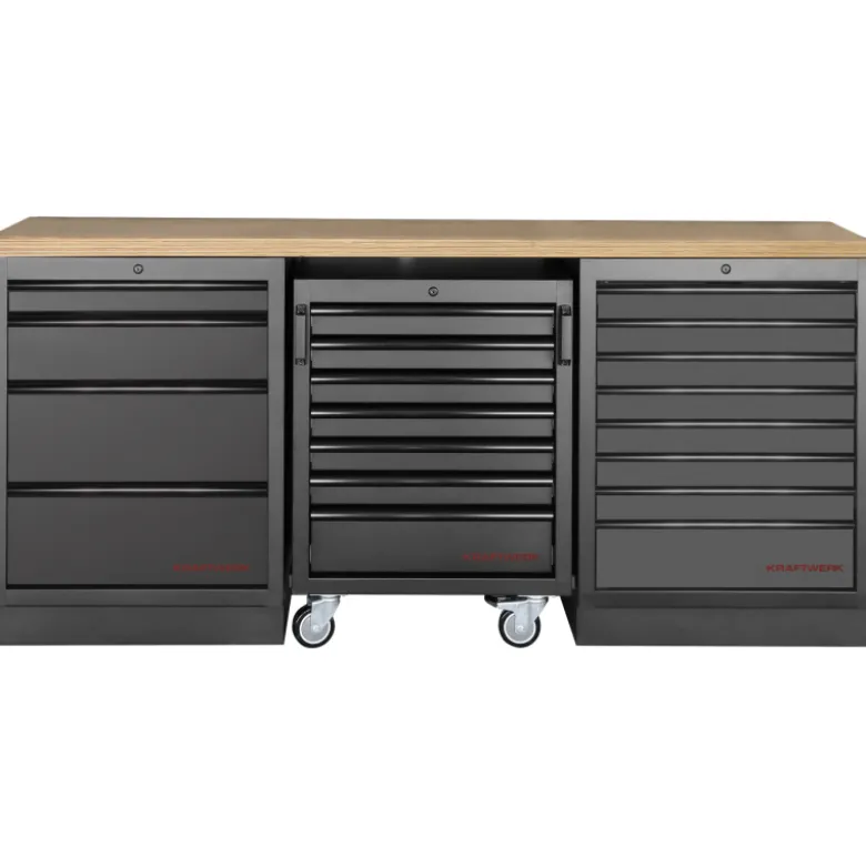 Mobilier d'Atelier 3 Éléments MOBILIO BLK Kraftwerk - 3964K-BLK-002