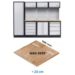 Mobilier d'atelier 4 éléments MOBILIO Max deep KRAFTWERK - 3964B-EX