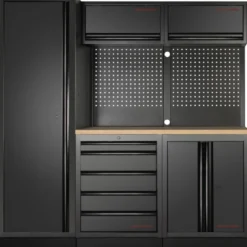 Mobilier d'Atelier 3 Éléments, Mobilio BLK Kraftwerk - 3964A-BLK