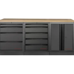 Mobilier d'Atelier 3 Éléments MOBILIO BLK Kraftwerk - 3964K-BLK-001