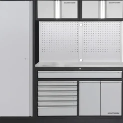 Mobilier d'atelier 2 éléments MOBILIO Combi Large, Meuble double armoire 1 porte KRAFTWERK