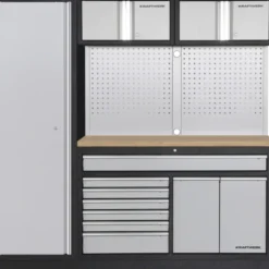 Mobilier d'atelier 2 éléments MOBILIO Combi Large, Meuble double armoire 1 porte KRAFTWERK