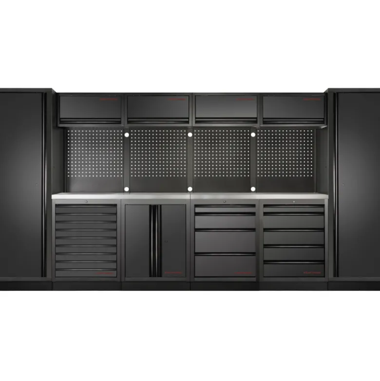 Mobilier d'Atelier 6 Éléments MOBILIO BLK 9 Tiroirs Kraftwerk - 3964F-BLK