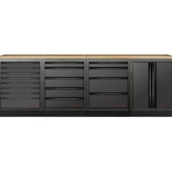 Mobilier d'Atelier 4 Éléments MOBILIO BLK Kraftwerk - 3964K-BLK-004