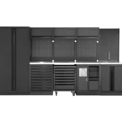 Mobilier d'atelier 4 éléments Mobilio BLK Sanitory Kraftwerk - 3964D-BLK-IX-SANA