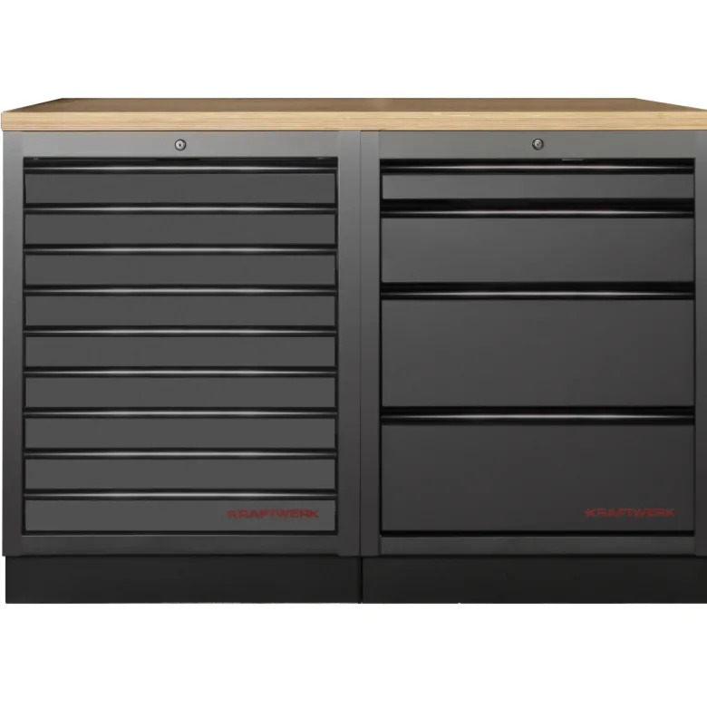 Mobilier d'Atelier 2 Éléments MOBILIO BLK Kraftwerk - 3964K-BLK-008