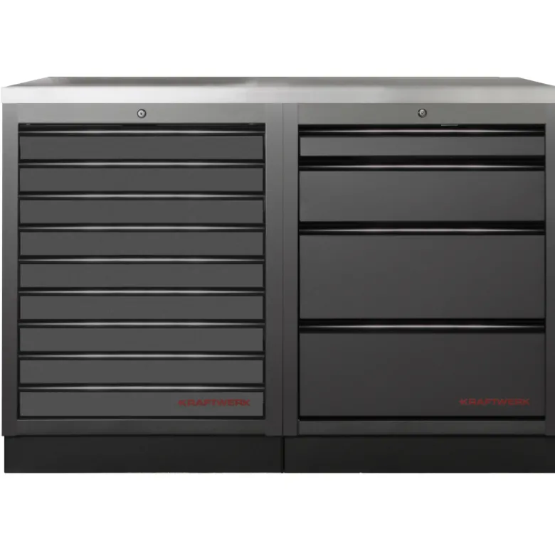 Mobilier d'Atelier 2 Éléments MOBILIO BLK Kraftwerk - 3964K-BLK-008