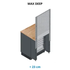 Mobilier d'atelier modulaire MOBILIO 4 éléments Max deep KRAFTWERK - 3964G-EX