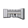 Mobilier d'atelier modulaire 8 éléments MOBILIO avec meuble d'angle bas KRAFTWERK