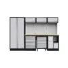 Mobilier d'atelier modulaire avec servante 4 éléments MOBILIO KRAFTWERK
