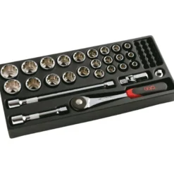 Module Abs 1/3 De 27 Outils 1/2'' 12 Pans Cliquet Push En Mm SAM Outillage - 75-S27PM