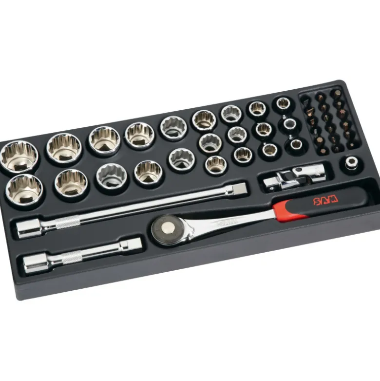 Module Abs 1/3 De 45 Outils 1/2'' 6 Pans Cliquet Push En Mm SAM Outillage - 75-S45PM