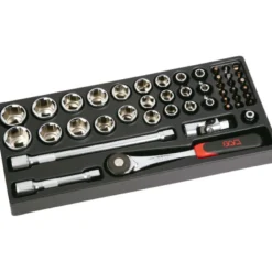 Module Abs 1/3 De 45 Outils 1/2'' 6 Pans En Mm Cliquet Push SAM Outillage - 75-SH45PM