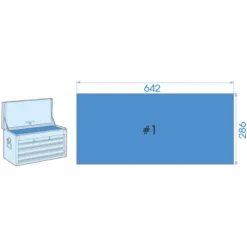 Module ABS 4526Mr Pour Servante 24 Pièces King Tony - 94526MR01