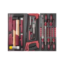 Module Assortiment d'outils, frappe et de coupe avec Limes 40 pcs KRAFTWERK 105.515.003
