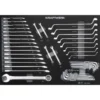 Module BASIC LINE de clés mixtes / clés mâles, 46 pièces - KRAFTWERK 105.102.012