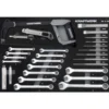 Module de clés mixtes, d'outils de coupe et de frappe BASIC LINE, 46 pièces - KRAFTWERK 105.102.019