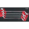 Module de clés polygonales contre-coudées 75°, 4 pièces KS TOOLS 713.2021