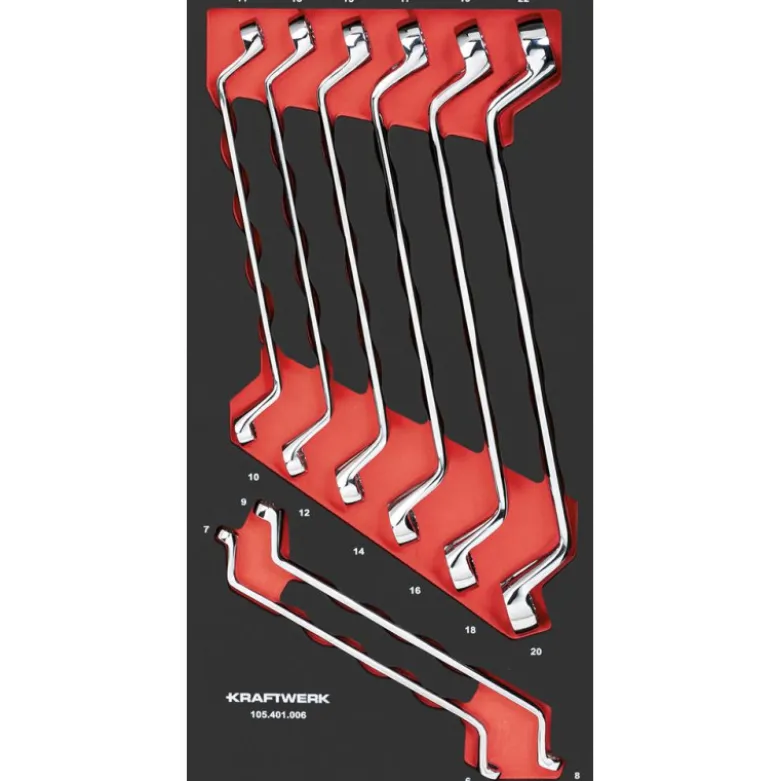 Module de clés polygonales PRO LINE, 8 pièces, 40x20 - KRAFTWERK 105.401.006