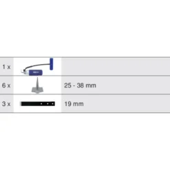 Module de couteau à pare-brise et accessoires KS TOOLS 140.2239