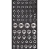 Module de douilles 1/2" BASIC LINE, 56 pièces, 40x20 - KRAFTWERK 105.301.007
