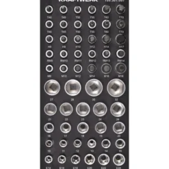 Module de douilles 1/2" BASIC LINE, 56 pièces, 40x20 - KRAFTWERK 105.301.007