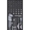 Module de douilles 1/4" BASIC LINE, 61 pièces, 40x20 - KRAFTWERK 105.301.035