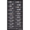 Module de douilles à chocs longues 1/2", BASIC LINE, 16 pièces, 40x20 - KRAFTWERK 105.301.002