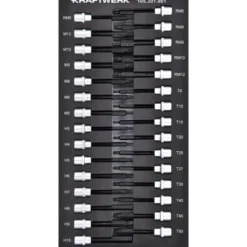Module de douilles embouts 3/8", TX, Multi-dents, Ribe - BASIC LINE, 30 pièces, 40x20 - KRAFTWERK 105.301.001
