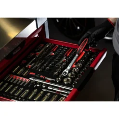 Module de douilles et accessoires 1/4'' - 3/8'' - 1/2", 175 pièces KS TOOLS 711.1011