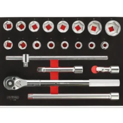 Module de douilles et accessoires 3/4'', 21 pièces KS TOOLS 711.1034