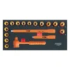 Module de douilles et accessoires isolés 1000V, 18 pièces KS TOOLS - 713.2018
