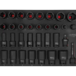 Module de douilles et accessoires 3/4" à chocs, 33 pièces KS TOOLS 711.2033