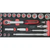 Module de douilles et accessoires ULTIMATE 1/2'' en pouces, 24 pièces KS TOOLS 713.1025
