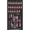 Module de douilles 1/4" PRO LINE, 46 pièces, 40x20 - KRAFTWERK 105.401.001