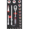 Module de douilles 1/2" PRO LINE, 22 pièces, 40x20 - KRAFTWERK 105.401.003