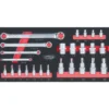 Module de douilles ULTIMATE et clés TORX 1/4 - 1/2, 25 pièces KS TOOLS 713.5008