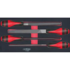 Module de limes demi-douces, 4 pièces KS TOOLS 713.3004