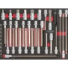 Module d'embouts longs pour la mécanique 1/4" - 1/2", 38 pièces KS TOOLS 712.5038
