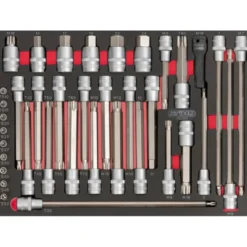 Module d'embouts longs pour la mécanique 1/4" - 1/2", 38 pièces KS TOOLS 712.5038