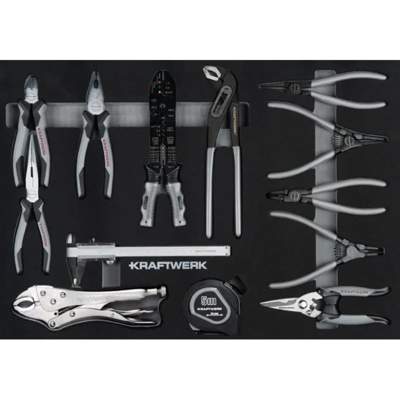 Module de pinces BASIC LINE et outils de mesure, 13 pièces - KRAFTWERK 105.102.014