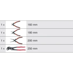 Module de pinces, 4 pièces KS TOOLS 713.4014